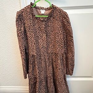 Crew Cuts Girls  Leopard Print Dress